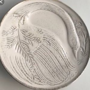 Anthropologie Irma Swan Dessert Plate NWT